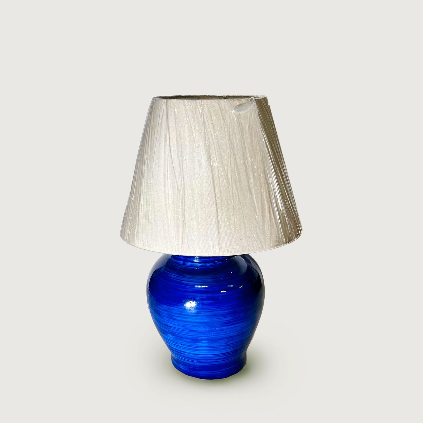 Abajur Miami Pequeno Pincelado Nasu Blue