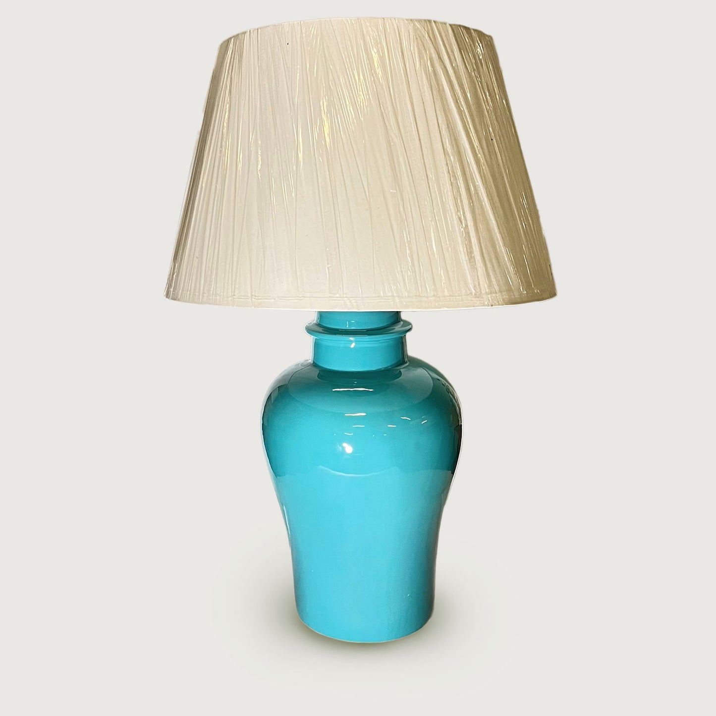 Abajur Grande Azul Turquesa