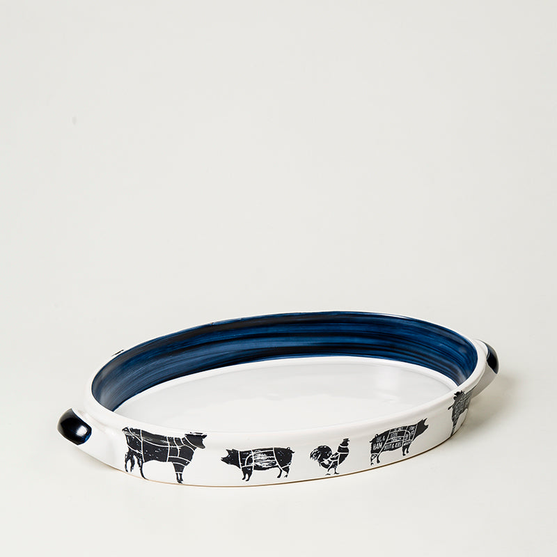 Travessa Com Alça Grande Churrasco