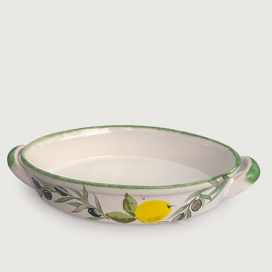 Travessa Com Alça Pequena Salada Mediterrânea