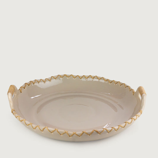 Travessa Redonda com Alça e Junco