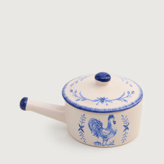 Panela Decorativa Galinha Azul