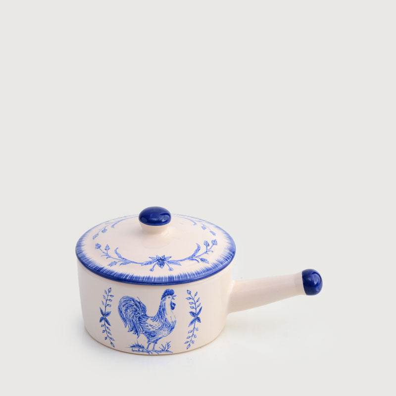 Panela Decorativa Galinha Azul