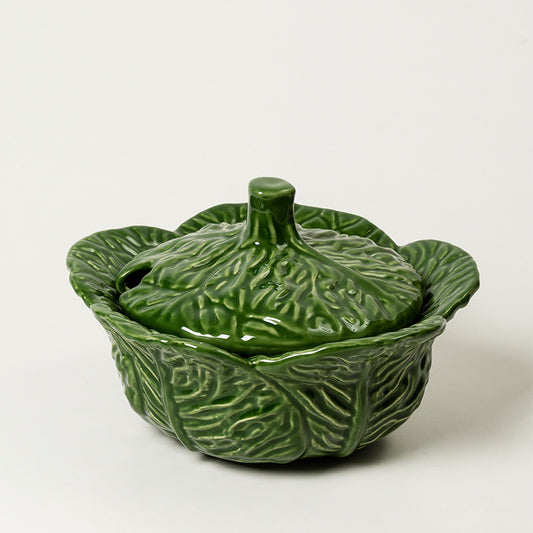 Terrina Folha Esmalte Verde