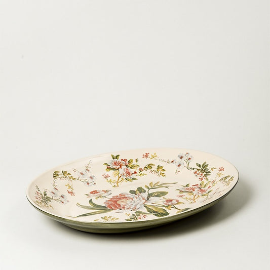 Apoio Oval Ornamental Médio Gardênia