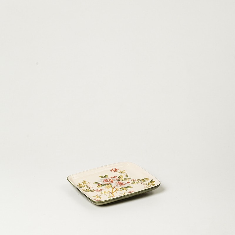 Travessa Retangular Pequena Gardênia