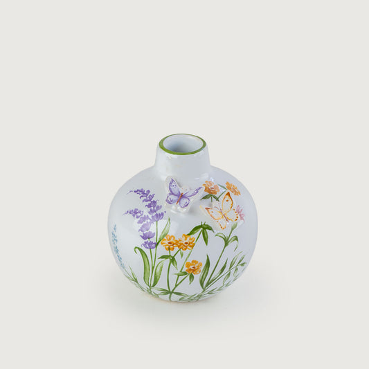 Jarra Bolinha com Borboletas Butterfly Garden