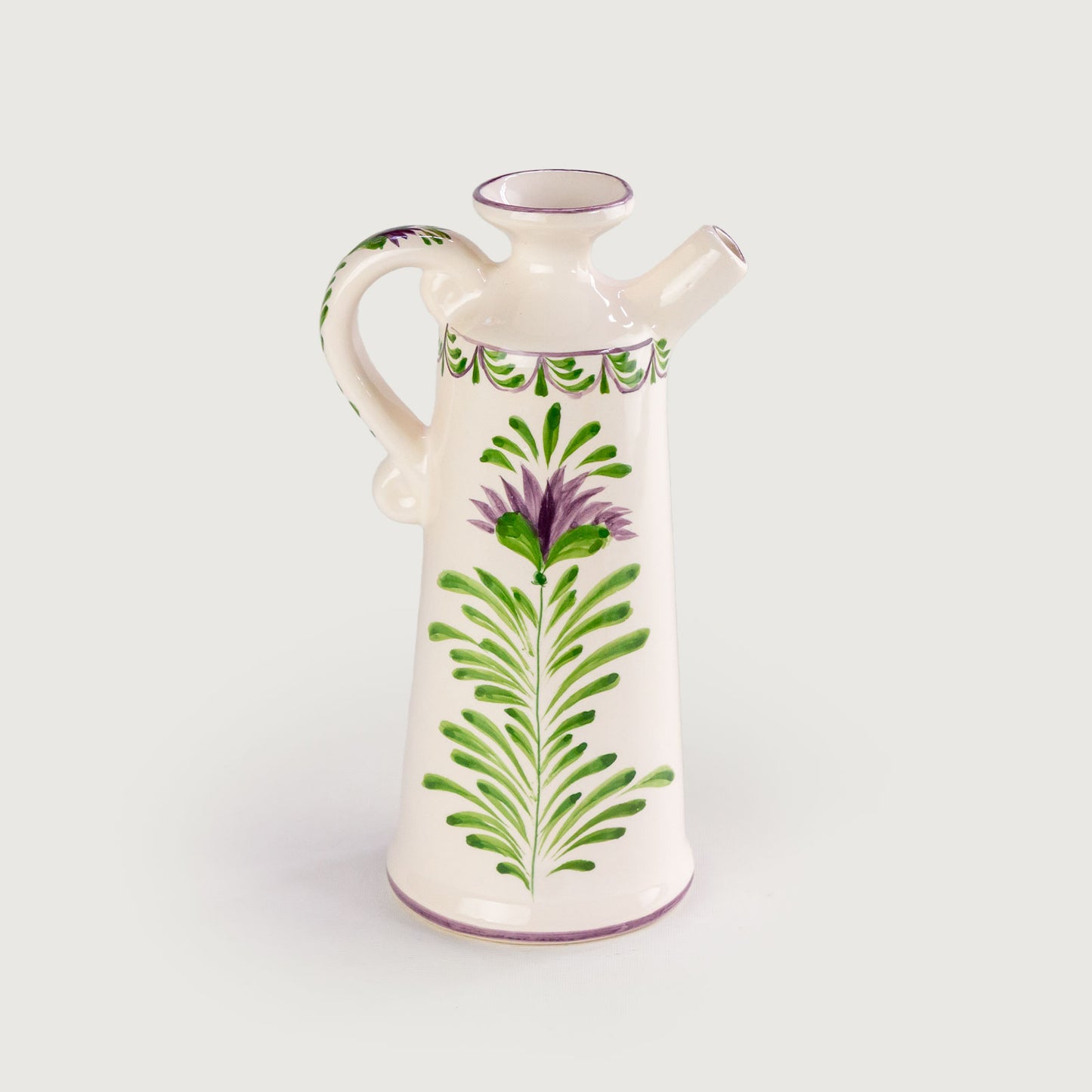 Galheta Grande Para Azeite Flor de Alcachofra