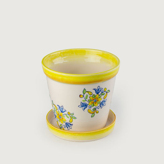 Vaso Médio Com Prato Napoli
