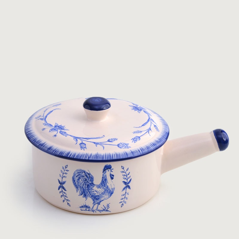 Panela Decorativa Galinha Azul