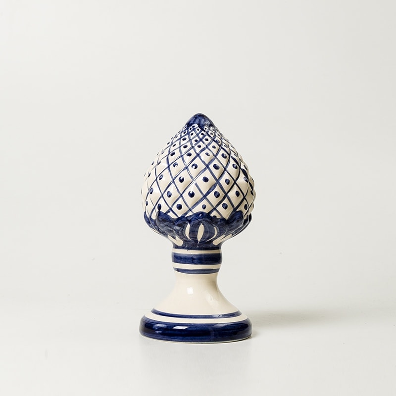 Pinha Outono Média Com Pintura Tradicional Portuguesa