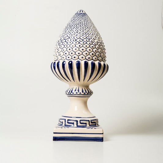 Pinha Silverinha Com Pintura Tradicional Portuguesa